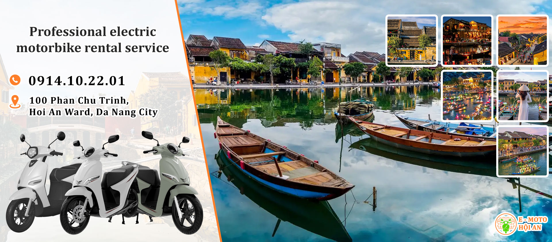 Electric motorbike rental service in Hoi An